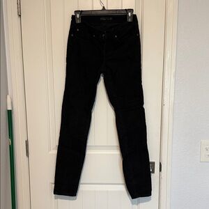 Prana Black Corduroy Pants size 0 black corduroy
